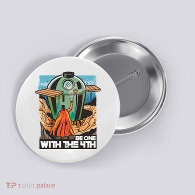 Be One With The 4th BBQ Parody Button