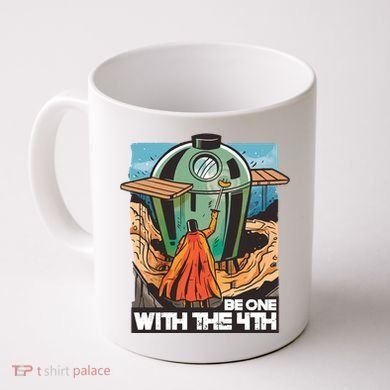 Be One With The 4th BBQ Parody Coffee Mug