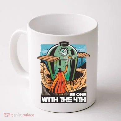 Be One With The 4th BBQ Parody Coffee Mug