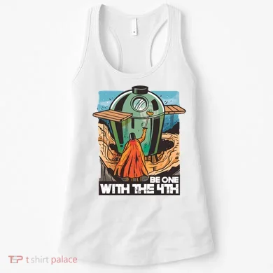 Be One With The 4th BBQ Parody Women's Tank Top