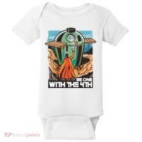 Be One With The 4th BBQ Parody Baby Bodysuit thumb 0
