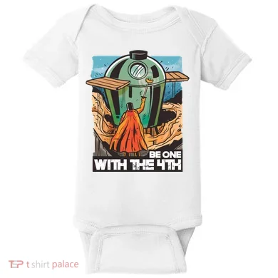 Be One With The 4th BBQ Parody Baby Bodysuit
