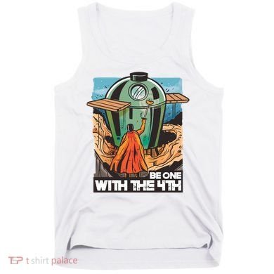 Be One With The 4th BBQ Parody Tank Top