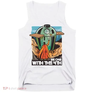 Be One With The 4th BBQ Parody Tank Top