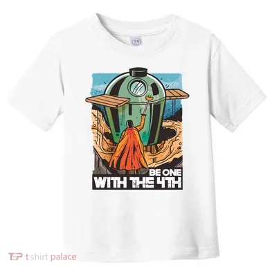 Be One With The 4th BBQ Parody Toddler T-Shirt