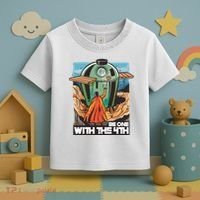 Be One With The 4th BBQ Parody Toddler T-Shirt thumb 3