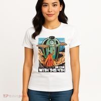 Be One With The 4th BBQ Parody Women's T-Shirt thumb 4
