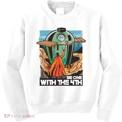 Be One With The 4th BBQ Parody Kids Sweatshirt