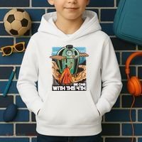 Be One With The 4th BBQ Parody Kids Hoodie thumb 2