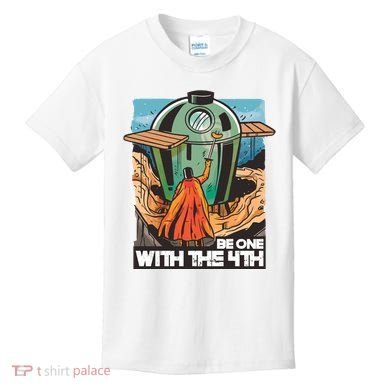 Be One With The 4th BBQ Parody Kids T-Shirt