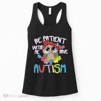 Be Patient With Me Autism Owl Women's Tank Top thumb 0