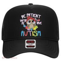Be Patient With Me Autism Owl Hat thumb 0