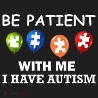 Be Patient With Me I Have Autism Golf Towel thumb 3