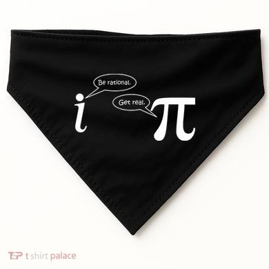 Be Rational Get Real Pi Math USA-Made Doggie Bandana