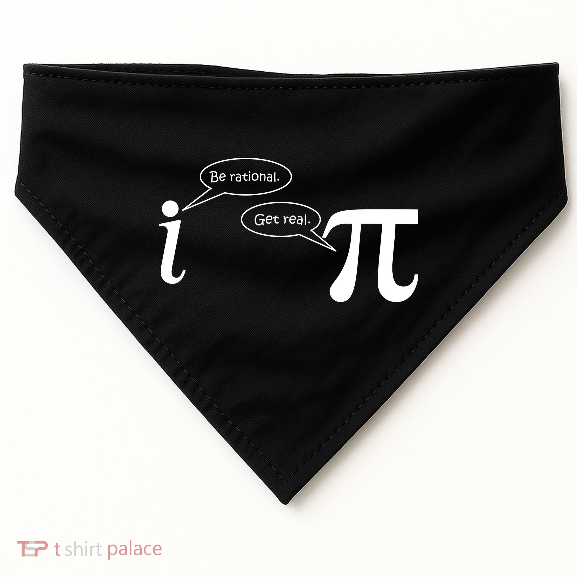 Be Rational Get Real Pi Math USA-Made Doggie Bandana