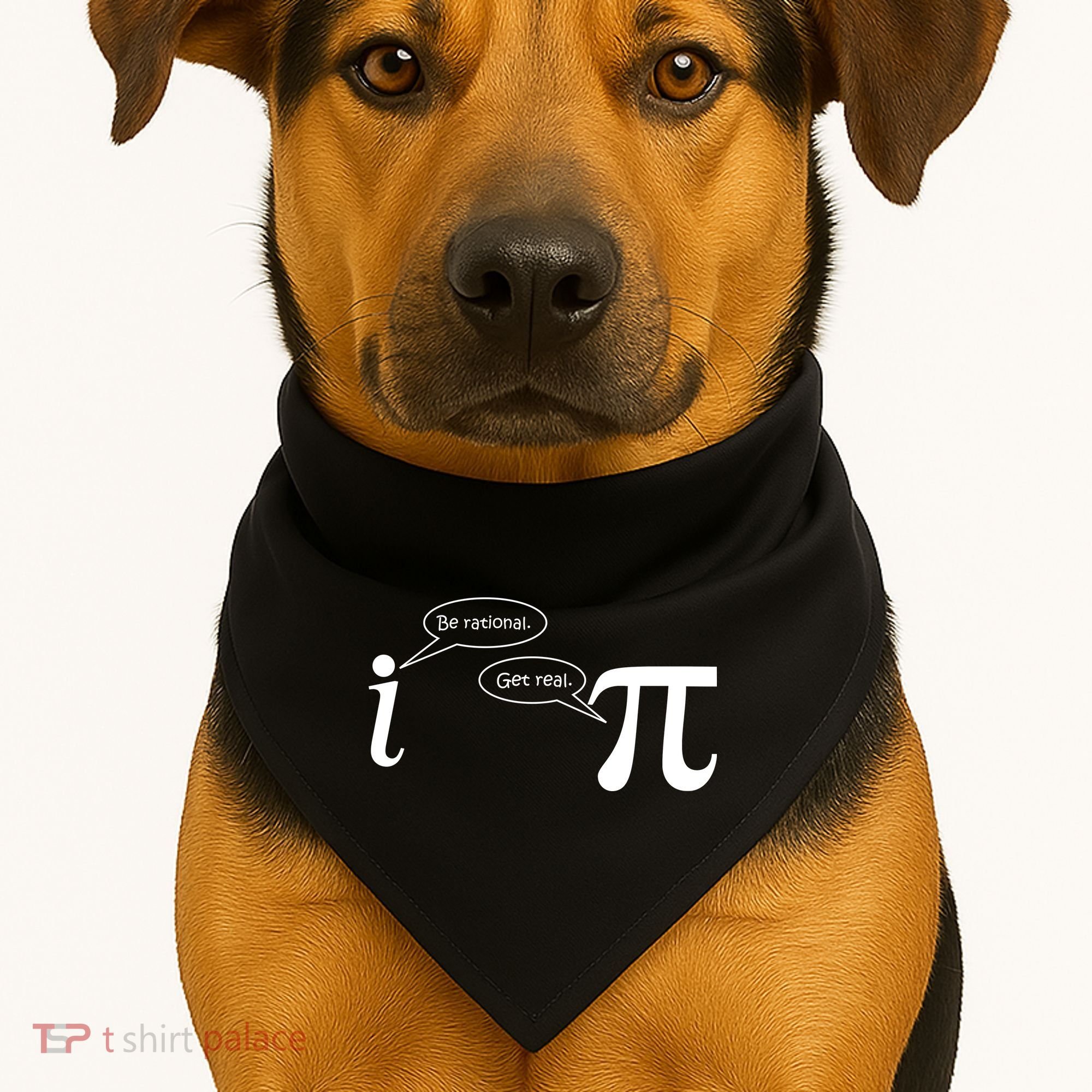 Be Rational Get Real Pi Math USA-Made Doggie Bandana