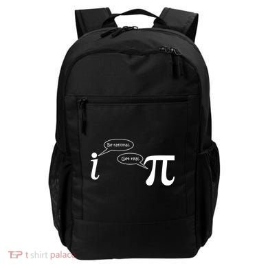 Be Rational Get Real Pi Math Backpack