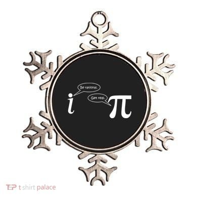 Be Rational Get Real Pi Math Ornament