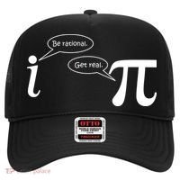 Be Rational Get Real Pi Math Hat thumb 0