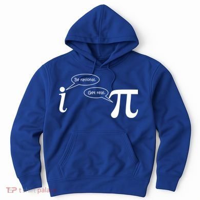 Be Rational Get Real Pi Math Hoodie