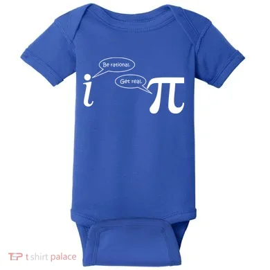 Be Rational Get Real Pi Math Baby Bodysuit