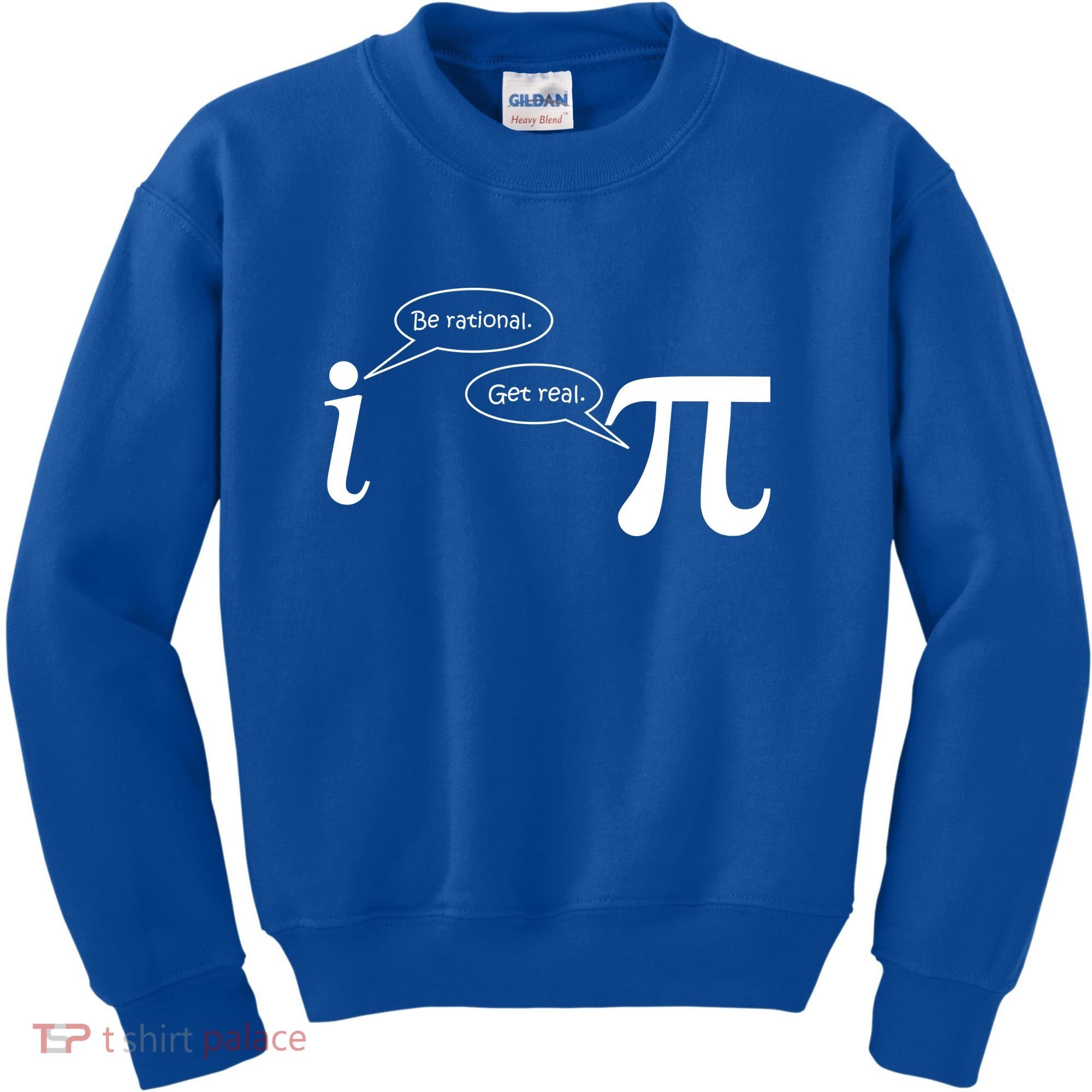 Be Rational Get Real Pi Math Kids Sweatshirt
