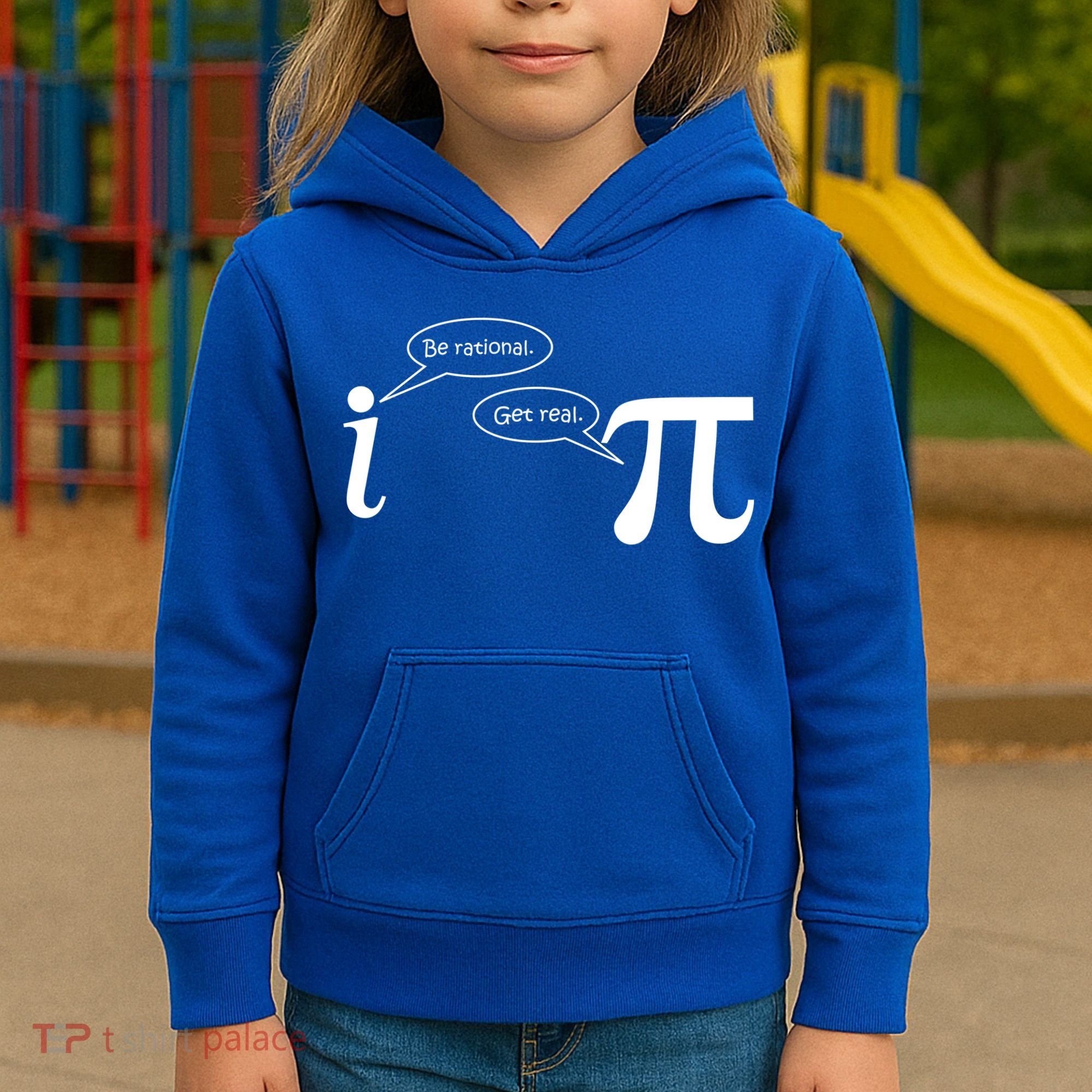 Be Rational Get Real Pi Math Kids Hoodie
