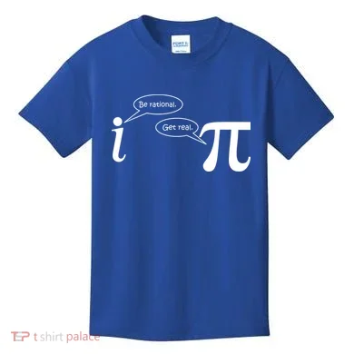 Be Rational Get Real Pi Math Kids T-Shirt