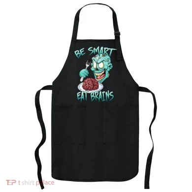 Be Smart Eat Brains Apron