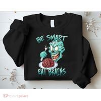 Be Smart Eat Brains Sweatshirt thumb 2