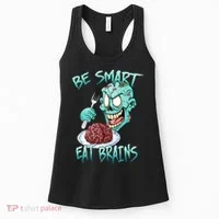 Be Smart Eat Brains Women's Tank Top thumb 0