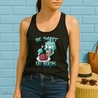 Be Smart Eat Brains Women's Tank Top thumb 2