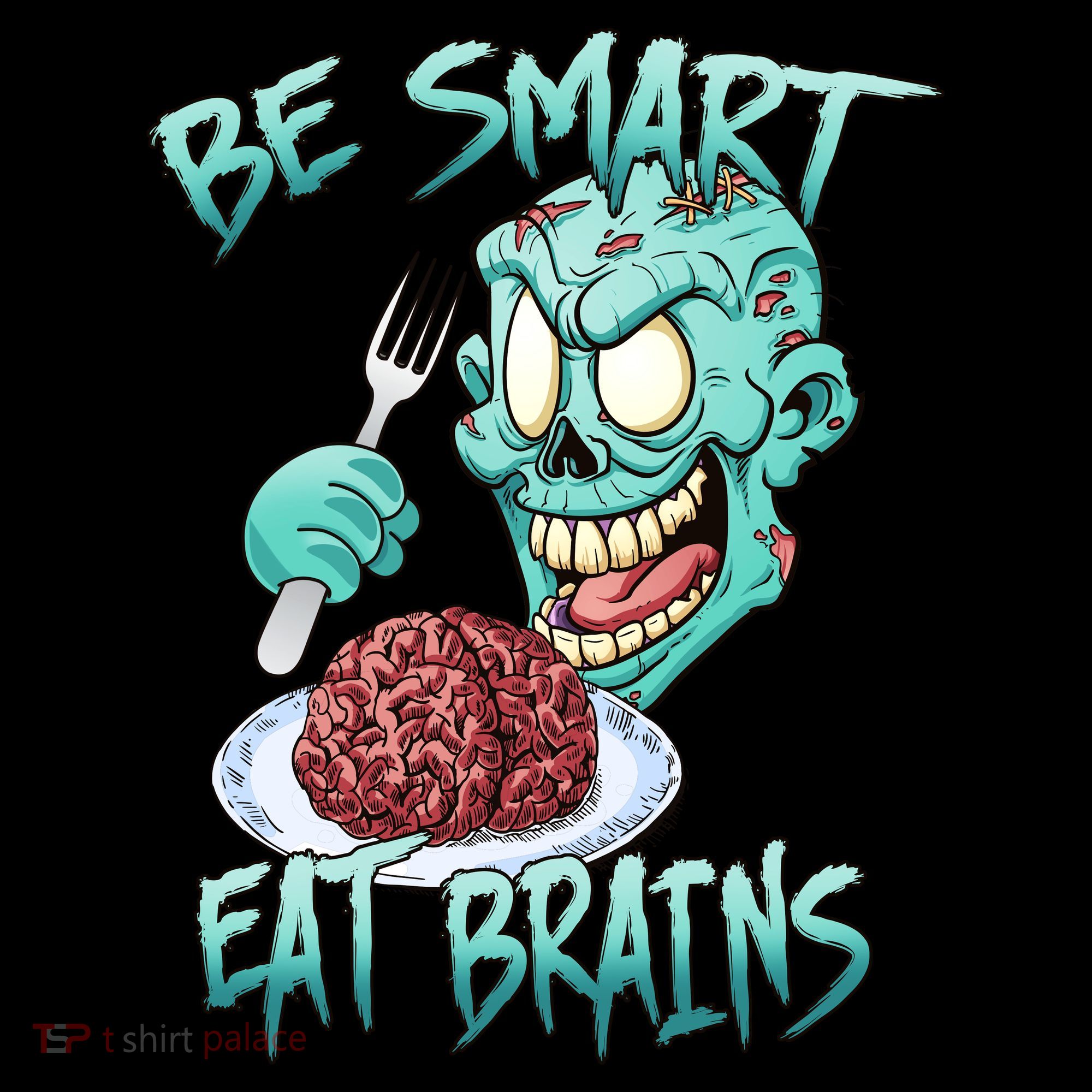 Be Smart Eat Brains Tank Top