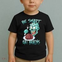 Be Smart Eat Brains Toddler T-Shirt thumb 2