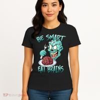 Be Smart Eat Brains Women's T-Shirt thumb 4