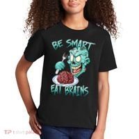 Be Smart Eat Brains Kids T-Shirt thumb 2