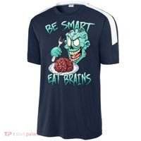 Be Smart Eat Brains Sport-Tek Competitor United Soccer Jersey thumb 2