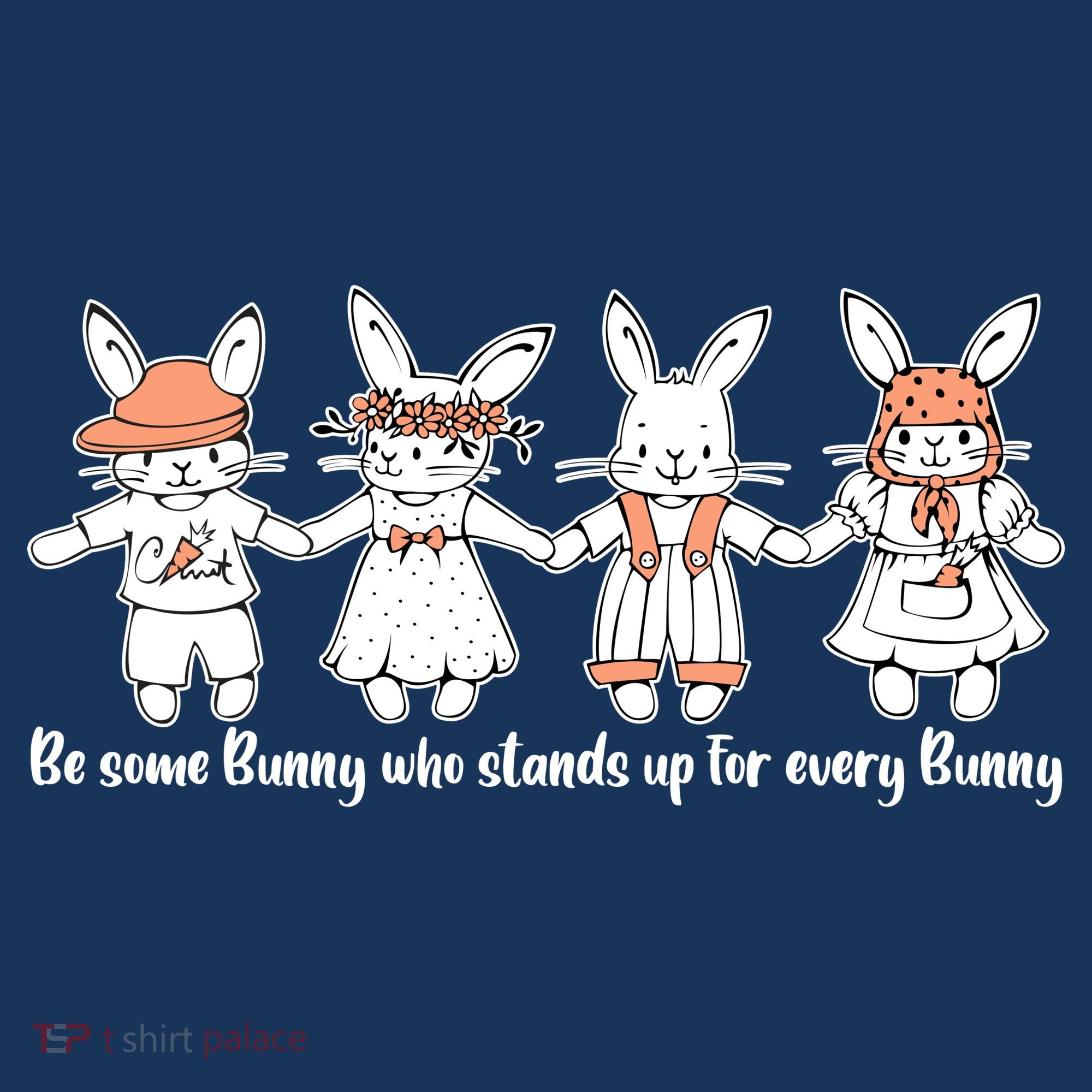 Be Some Bunny Who Stands Up For Some Bunny Toddler Hoodie