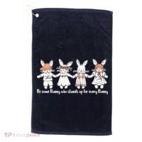 Be Some Bunny Who Stands Up For Some Bunny Golf Towel thumb 0