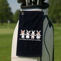 Be Some Bunny Who Stands Up For Some Bunny Golf Towel thumb 2