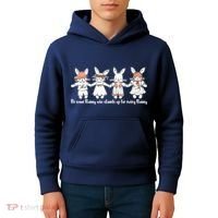 Be Some Bunny Who Stands Up For Some Bunny Kids Hoodie thumb 4