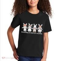 Be Some Bunny Who Stands Up For Some Bunny Kids T-Shirt thumb 2