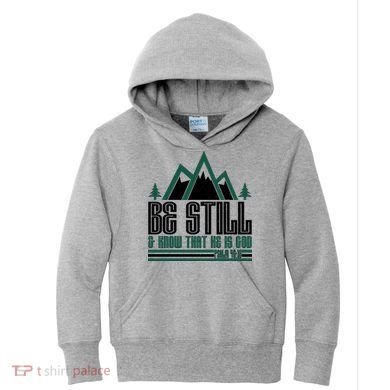 Be Still And Know That He Is God Kids Hoodie