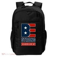 Be Strong And Never Give Up Backpack thumb 0