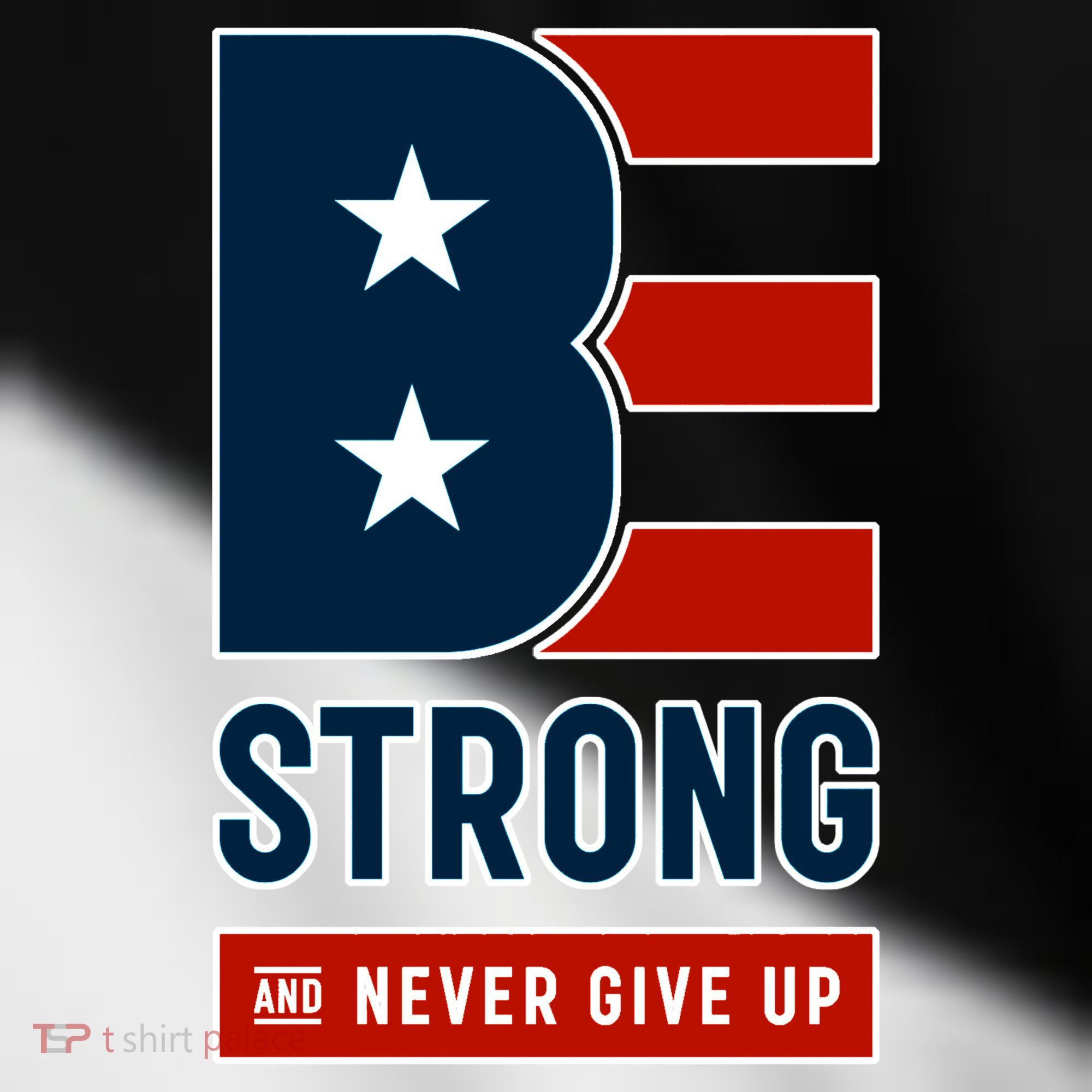 Be Strong And Never Give Up Toddler Fine Jersey T-Shirt