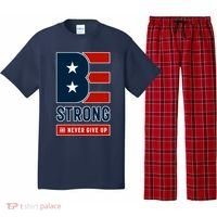 Be Strong And Never Give Up Pajama Set thumb 0