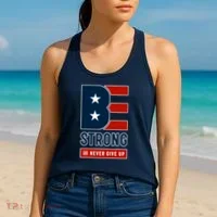 Be Strong And Never Give Up Women's Tank Top thumb 2