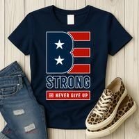 Be Strong And Never Give Up Women's T-Shirt thumb 3