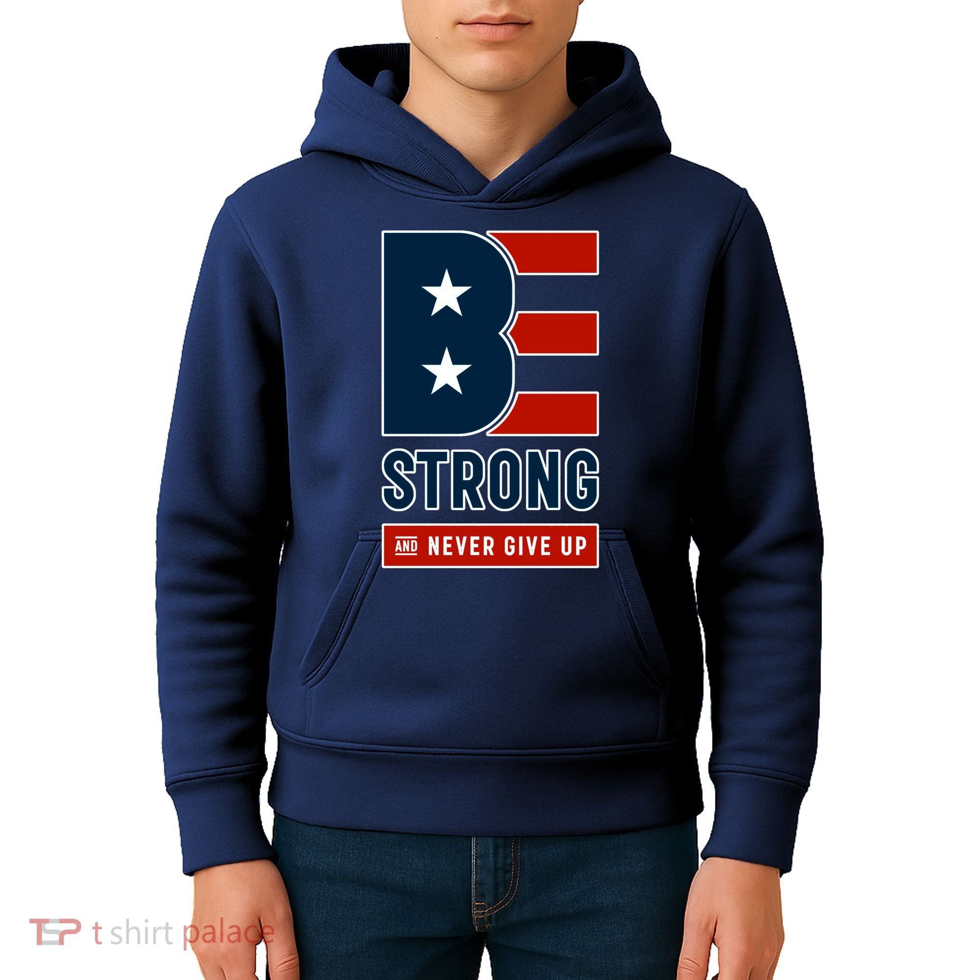 Be Strong And Never Give Up Kids Hoodie