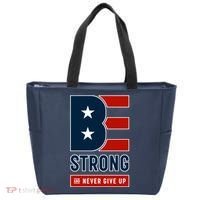 Be Strong And Never Give Up Tote Bag thumb 0